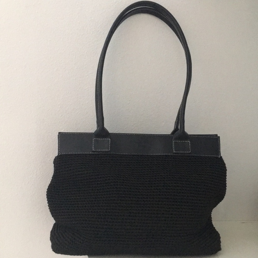 The Sak Woven with leather Shoulder Bag (NWOT)